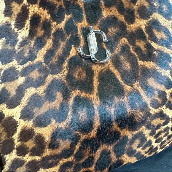 Jimmy Choo Varenne Tote Natural Degrade Leopard Print Pony Large Bag calf hair - Picture 4 of 8